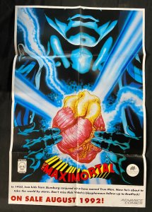 RICK VEITCH MAXIMORTAL FOLDED PROMO POSTER 1992 GREAT CONDITION 35 x 23 UNFOLDED