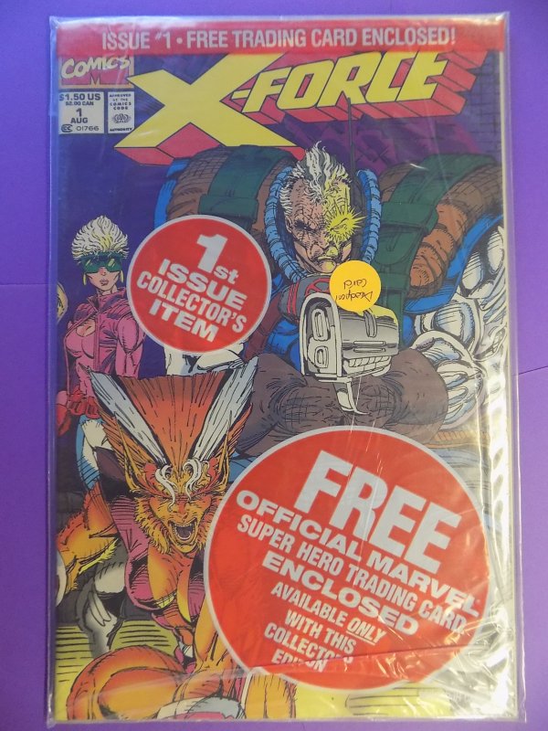 X-FORCE # 1 STILL SEALED DEADPOOL CARD