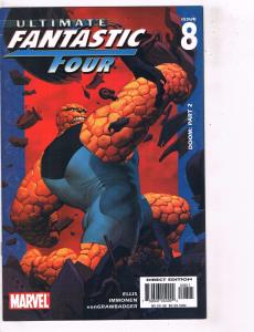 Lot of 7 Ultimate Fantastic Four Marvel Comic Books #7 8 9 10 11 12 13 BH28