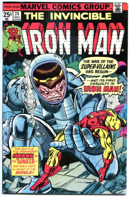 IRON MAN #74 75, FN+, Tony Stark, Black Lama, George Tuska, 1968, more in store