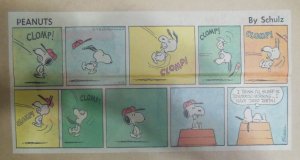 Peanuts Sunday Page by Charles Schulz from 7/19/1970 Size: ~7.5 x 15 inches