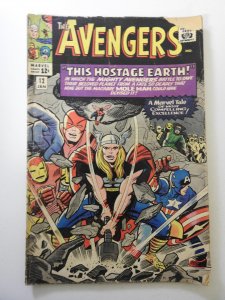 The Avengers #12 (1965) GD Condition 3 in tear bc