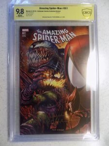 Amazing Spider-man # 801 Unknown Comics Exc CBCS 9.8. Signed Tyler Kirkham