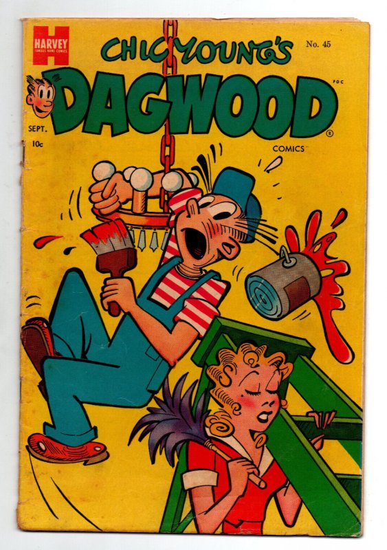 Dagwood Comics #45 - Chic Young - Harvey - 1954 - VG