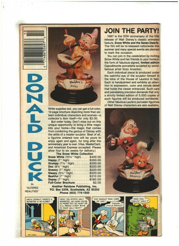 Walt Disney Donald Duck #258 VF 8.0 Gladstone Comics 1987