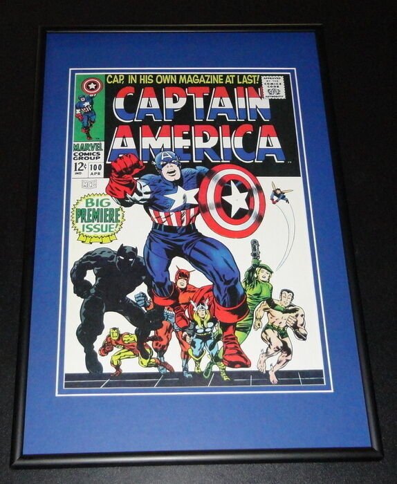 Captain America #100 Framed 10x14 Cover Poster Official Repro