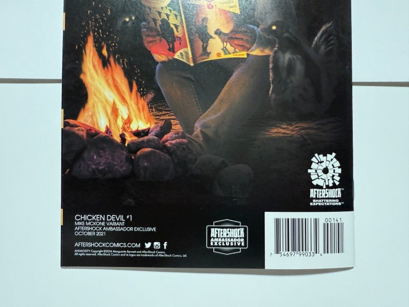 Chicken Devil #1 NM Ambassador McKone Variant Cover Aftershock Comic Book 1 J401
