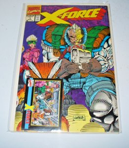 X-Force #1 (Marvel, August 1991) W/Collector Trade Card