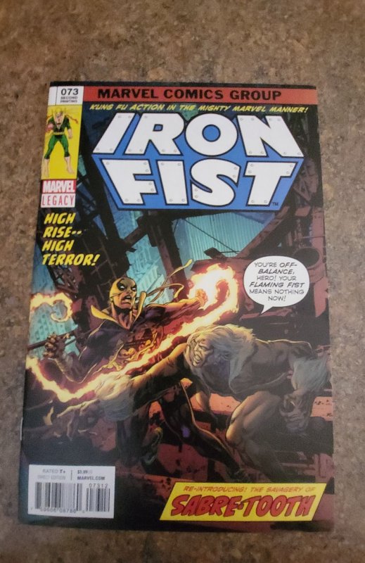 Iron Fist #73 Second Print Cover (2017)