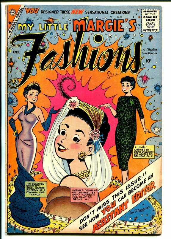 My Little Margie's Fashions #2 1959-Charlton-TV series-pin-up style art-VG-