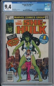 SAVAGE SHE-HULK #1 CGC 9.4 origin/1st app She-Hulk Jennifer Walters 1980 NEWSSTA