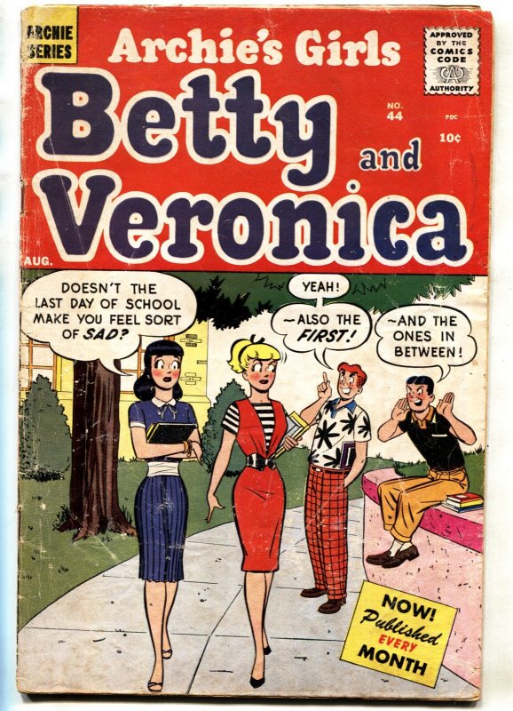 Archie's Girls Betty And Veronica #44--1959--comic book--Silver Age