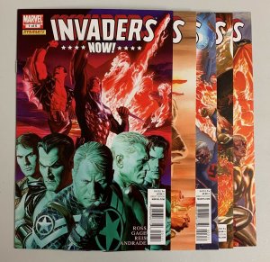 Invaders Now! #1-5 Set (Marvel/Dynamite 2010) Alex Ross Christos Gage (9.0) 