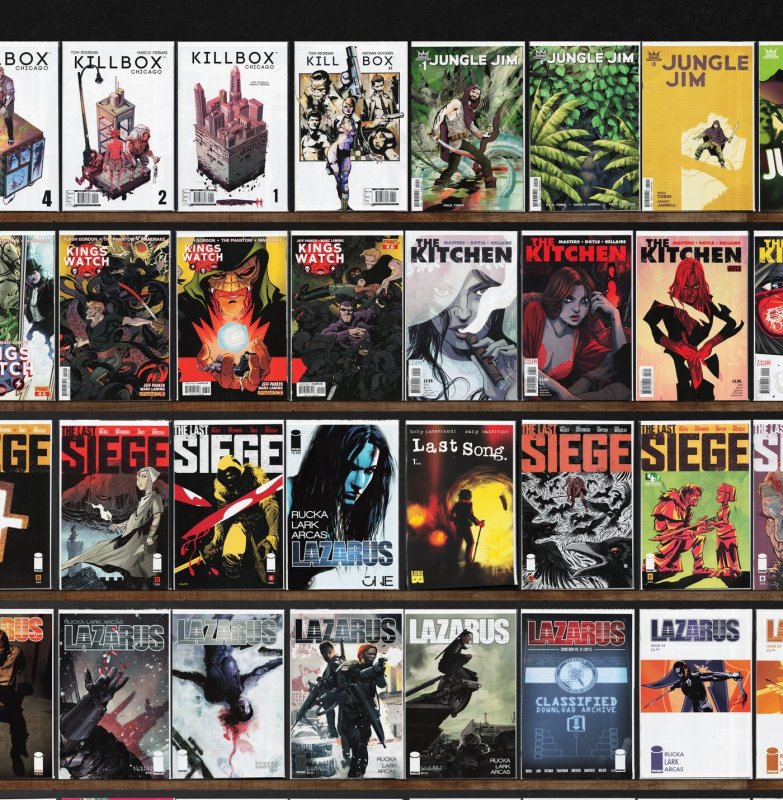 Huge Lot 150+ Comics with Lazarus, Justice League United & More!