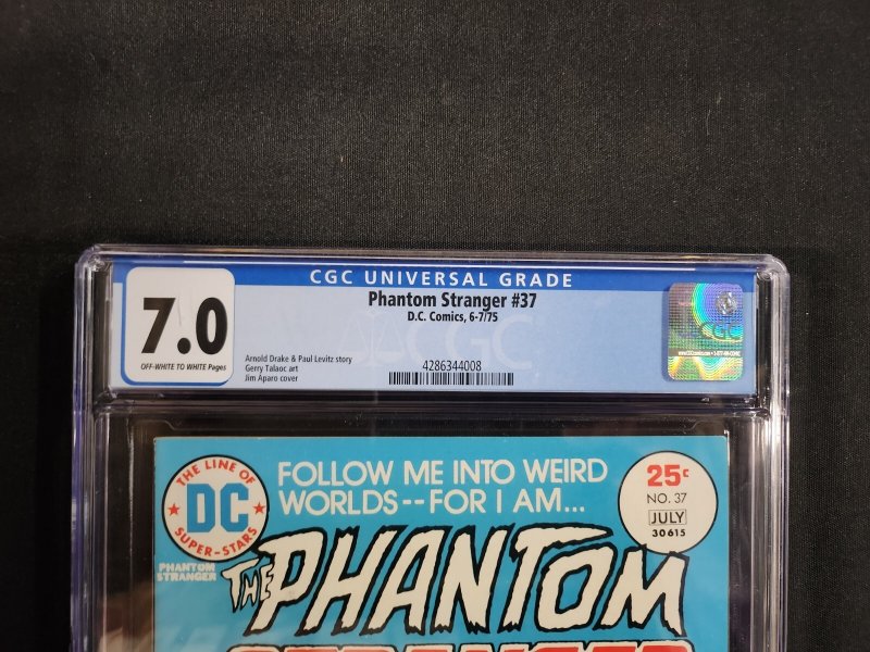 Phantom Stranger #37 - Jim Aparo Cover (CGC 7.0) 1975