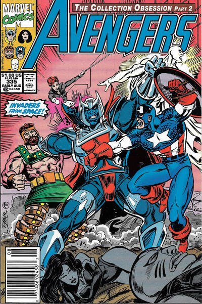 Avengers, The #335 (Newsstand) VF ; Marvel | Collection Obsession 2