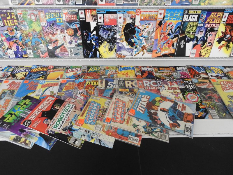 Huge Lot 160+ W/Spider-Man,  Teen Titans, Superman+ Avg VF- Condition!