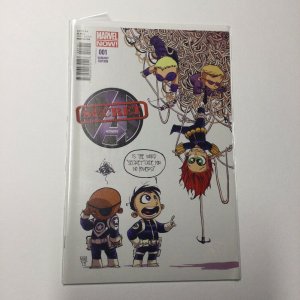 Secret Avengers 1 NM Near Mint Variant skottie young
