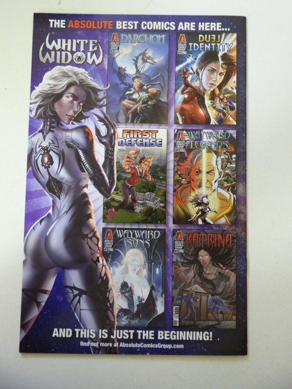 White Widow #2 Variant Edition Signed by Benny Powell W/ COA NM Condition