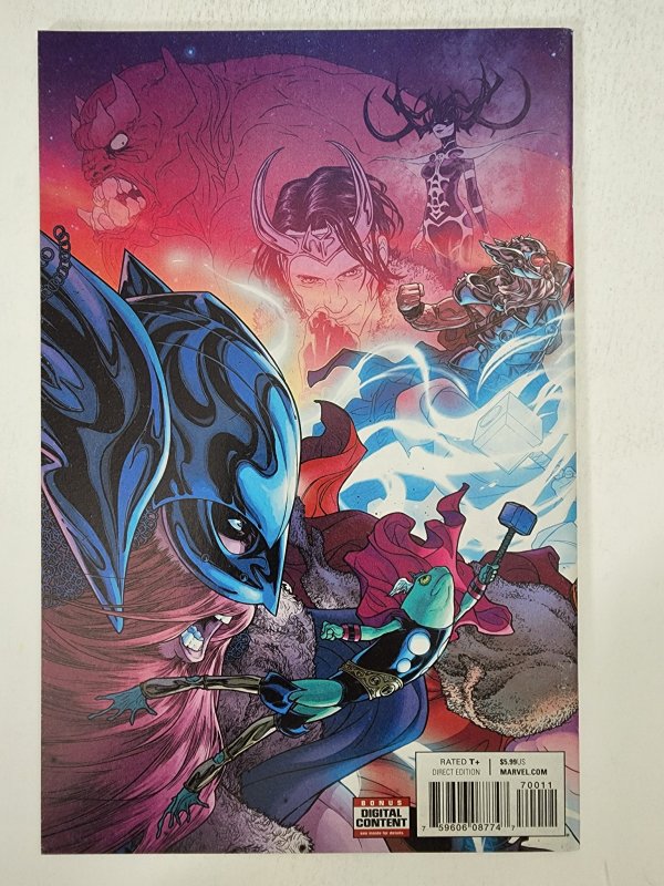 Mighty Thor #700 (2017) 1st Black Galactus. 1st Throg in mainstream Marvel