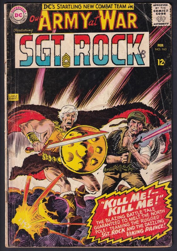 Our Army at War 163 (1966) GD Silver Age DC War Comics