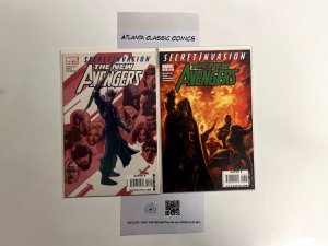 2 The New Avengers Marvel Comic Books # 46 47 Ironman Defenders Hulk 44 JS23