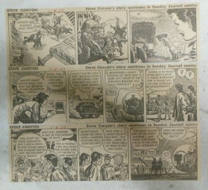 (138) Steve Canyon Dailies by Milton Caniff  from 1951 Partial Year #5 !