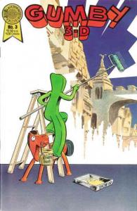 Gumby 3-D #3 VF ; Blackthorne | Blackthorne 3-D Series 17