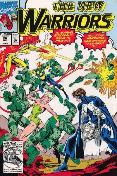 New Warriors (1990 series) #26, NM- (Stock photo)