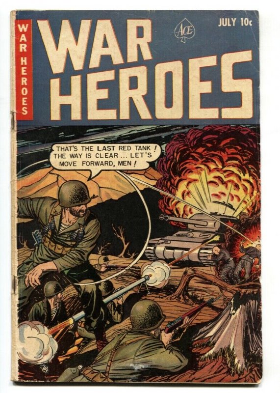 War Heroes #2 1952- Korean War stories Golden Age VG-