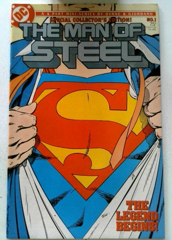 Man of Steel #1 DC 1986 NM- Copper Age 1st Printing Comic Book