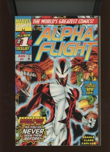 (1997) Alpha Flight #1: KEY ISSUE! WRAPAROUND COVER! WE COMBINE SHIPPING! (9.2)