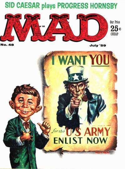 Mad (1952 series) #48, VG (Stock photo)