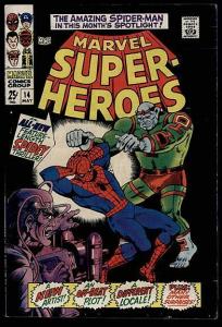MARVEL SUPER HEROES 14 SPIDER-MAN, GA KIRBY!! VG-F
