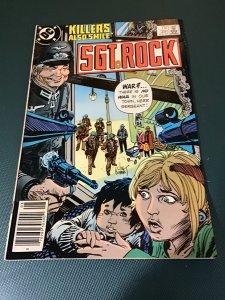 Sgt. Rock #391 Direct (1984) Killers Also Smile” High-Grade VF/NM Kubert Cover!