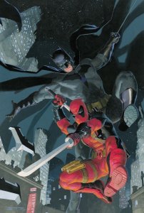 MARVEL/DC: DEADPOOL/BATMAN #1 3rd Print 1:50 Esad Ribic VIRGIN VARIANT COVER!