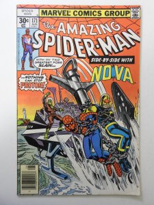 The Amazing Spider-Man #171 (1977) VG- Condition tape pull fc
