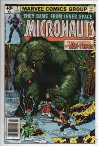 MICRONAUTS #7, NM-, Inner Space, Man-Thing, Marvel, 1979 more Marvel in store 