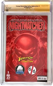 TMNT NIGHTWATCHER #1 TERRIFICON EXCLUSIVE RAYMOND GAY VIRGIN COVER  CGC SS 9.8