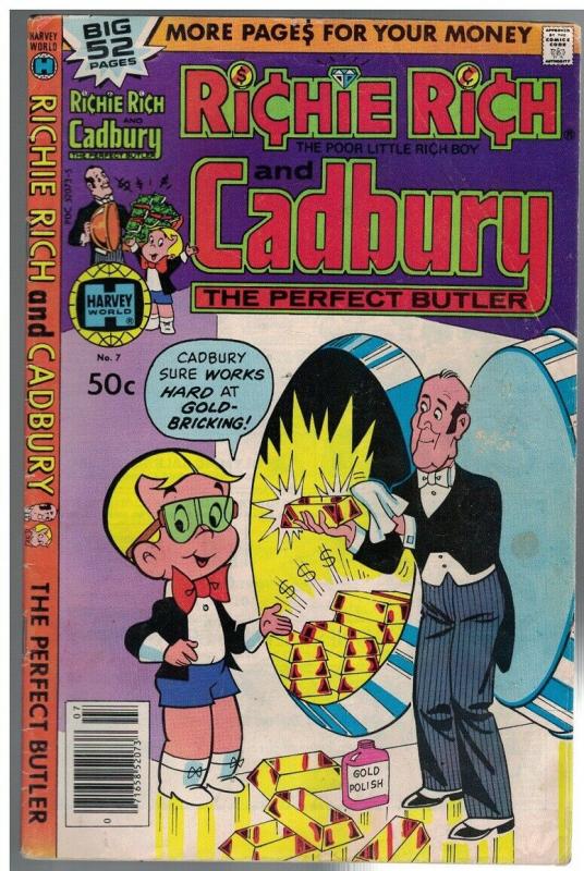 RICHIE RICH & CADBURY (1977-1991) 7 VG- May 1979