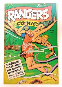 Rangers Comics (Fiction House) #39vf Firehair, Baker