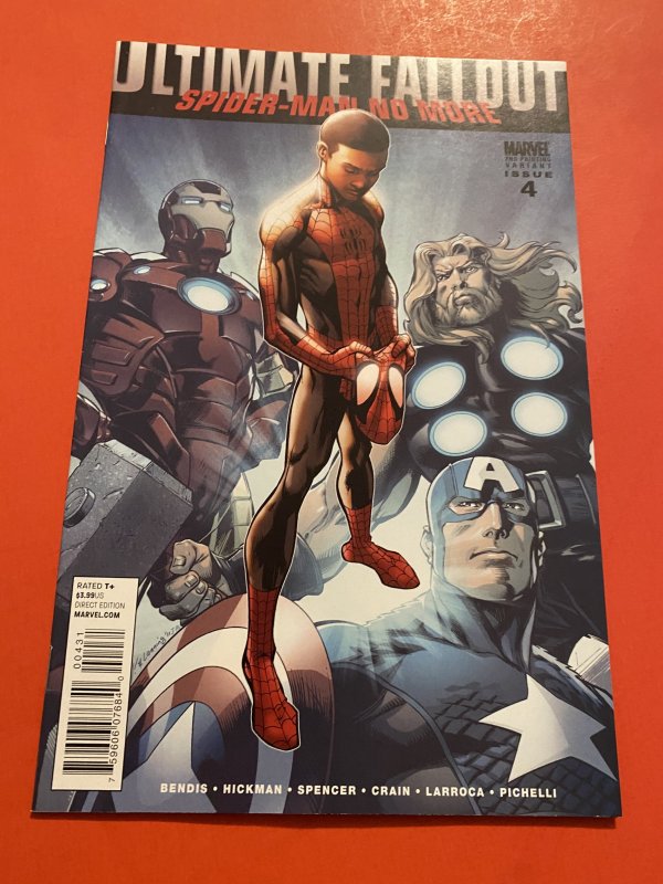 Marvel Ultimate Fallout 4 2nd Print Variant 1st App Miles Morales Marvel Comics