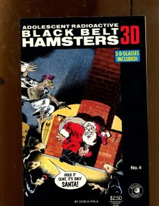 Adolescent Radioactive Black Belt Hamsters #1-4 - FOUR PIECE LOT! (9.0) 1986