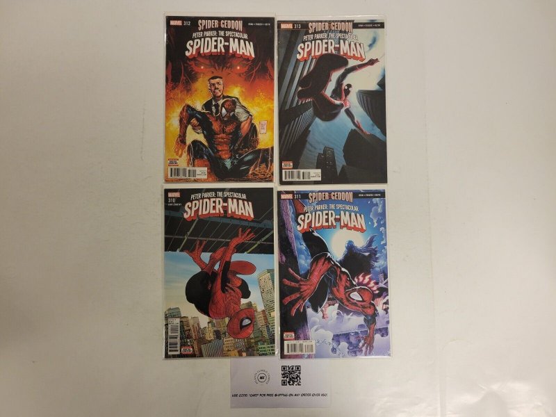 4 Spectacular Spider-Man Marvel Comic Books #310 311 312 313 25 TJ43