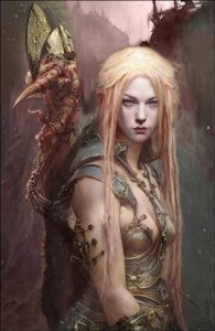 Last Barbarians 1-D Brian Haberlin Virgin Cover D VF/NM