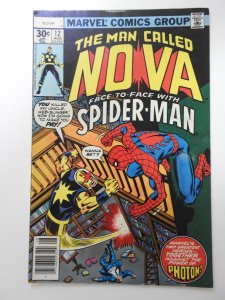 Nova #12 (1977) vs The Amazing Spider-Man! Sharp VF- Condition!