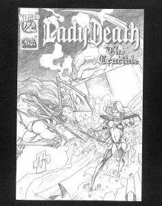 Lady Death: The Crucible #1/2 Limited Cloth Edition Variant