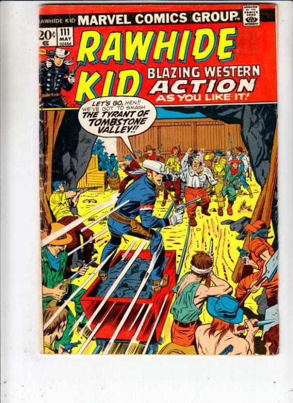 Rawhide Kid #111 (May-73) FN Mid-Grade Rawhide Kid