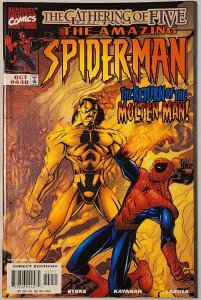 Amazing Spider-Man 440 Marvel Comics 1998 VF to NM Molten Man Gathering of Five