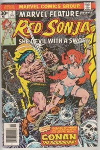 Marvel Feature presents Red Sonja #7 (Nov-76) VF High-Grade Red Sonja